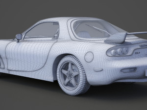 mazda rx7 1999 Modelo 3D
