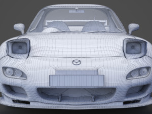 mazda rx7 1999 Modelo 3D
