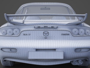 mazda rx7 1999 Modelo 3D