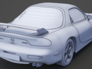 mazda rx7 1999 Modelo 3D