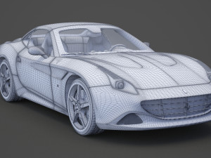 ferrari california t 2015 3D Model