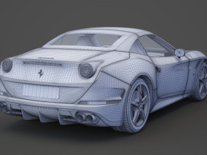 ferrari california t 2015 3D Model