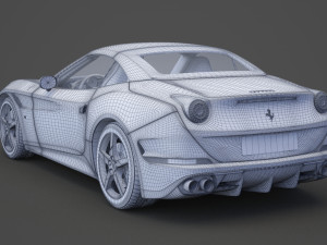 ferrari california t 2015 3D Model