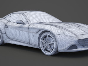 ferrari california t 2015 3D Model
