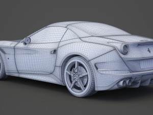 ferrari california t 2015 3D Model