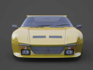 de tomaso pantera 1971 3D Model