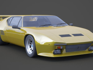 de tomaso pantera 1971 3D Model