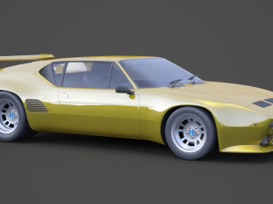 de tomaso pantera 1971 3D Model