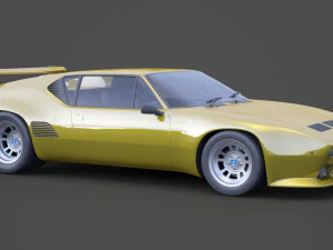 de tomaso pantera 1971 3D Model
