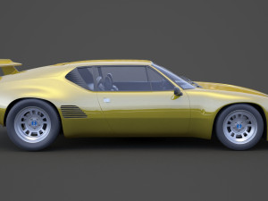 de tomaso pantera 1971 3D Model