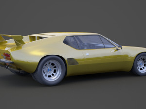 de tomaso pantera 1971 3D Model
