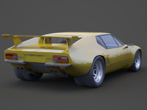 de tomaso pantera 1971 3D Model