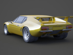 de tomaso pantera 1971 3D Model