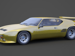 de tomaso pantera 1971 3D Model