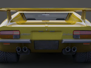 de tomaso pantera 1971 3D Model
