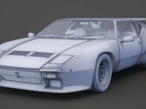 de tomaso pantera 1971 3D Model