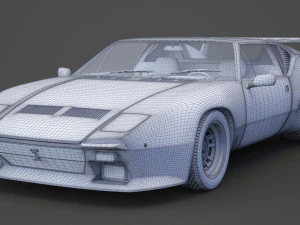 de tomaso pantera 1971 3D Model