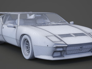 de tomaso pantera 1971 3D Model