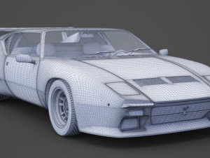 de tomaso pantera 1971 3D Model