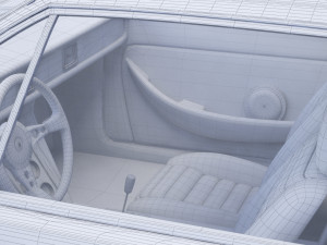 de tomaso pantera 1971 3D Model
