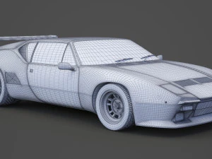 de tomaso pantera 1971 3D Model