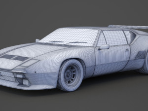 de tomaso pantera 1971 3D Model
