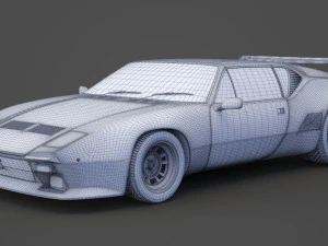 de tomaso pantera 1971 3D Model