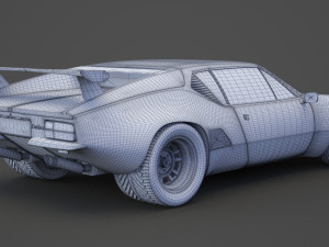 de tomaso pantera 1971 3D Model