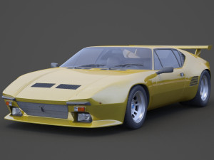 de tomaso pantera 1971 3D Model