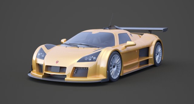 gumpert apollo 2010 3D 模型 .c4d .max .obj .3ds .fbx .stl .blend 