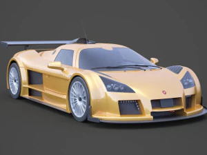 gumpert apollo 2010 3D Model