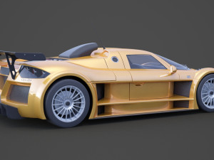 gumpert apollo 2010 3D 模型