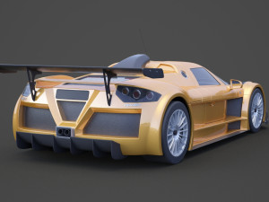 gumpert apollo 2010 3D 模型