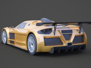 gumpert apollo 2010 3D 模型