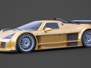 gumpert apollo 2010 3D 模型