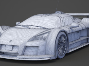 gumpert apollo 2010 3D 模型