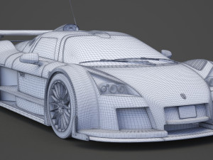gumpert apollo 2010 3D 模型