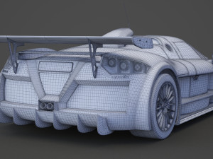 gumpert apollo 2010 3D 模型