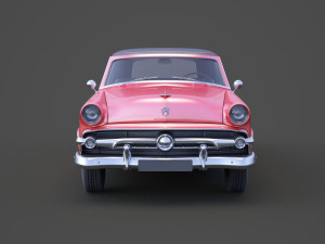 ford-crestline sunliner 1954 3Dモデル