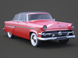 ford-crestline sunliner 1954 3D Model