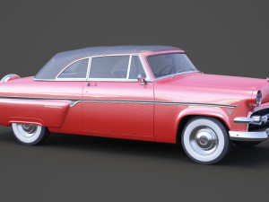 ford-crestline sunliner 1954 3Dモデル