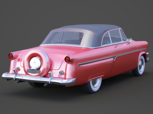 ford-crestline sunliner 1954 3Dモデル