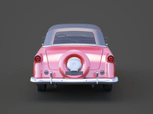 ford-crestline sunliner 1954 3D Model