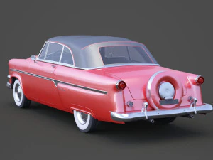 ford-crestline sunliner 1954 3D Model