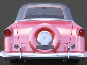 ford-crestline sunliner 1954 3D Model