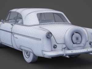 ford-crestline sunliner 1954 3Dモデル