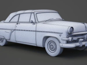 ford-crestline sunliner 1954 3D Model