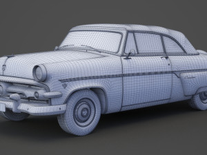 ford-crestline sunliner 1954 3Dモデル