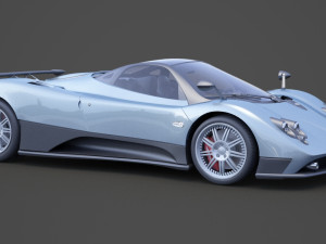 pagani zonda f 2005 3D मॉडल