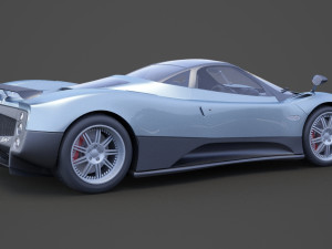 pagani zonda f 2005 3D मॉडल